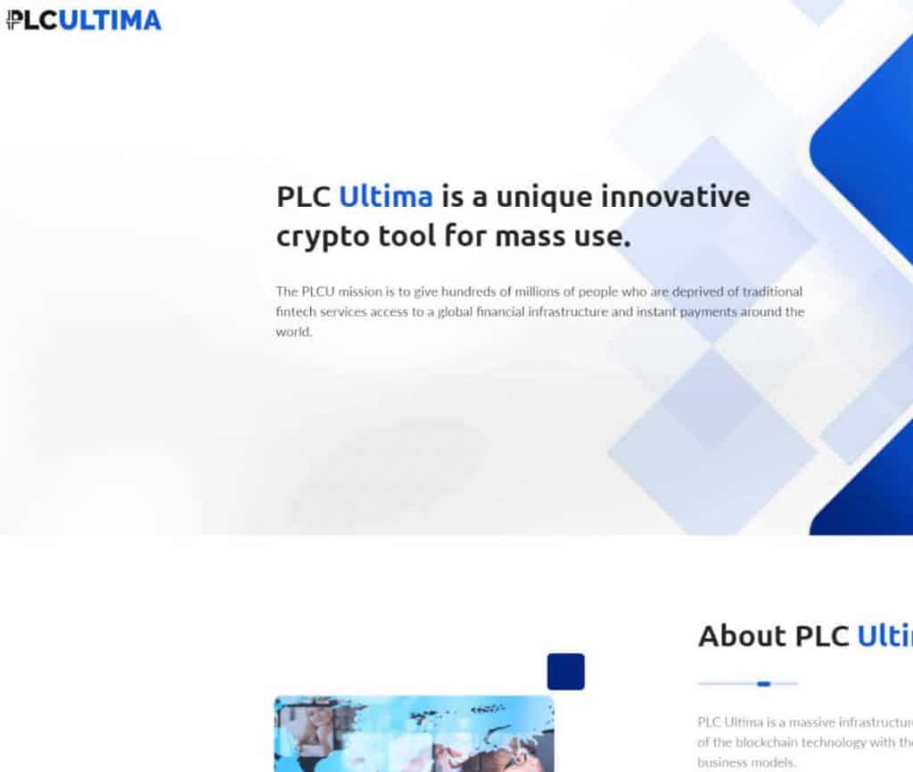 Sitio web de PLC Ultima