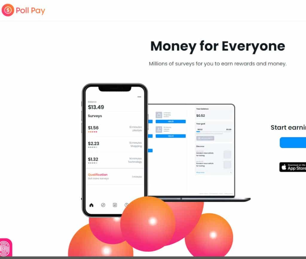 Sitio web de Poll Pay