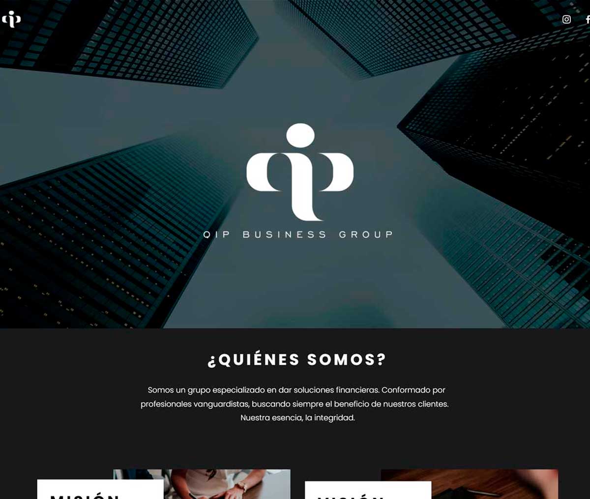 Página web de Grupo QIP