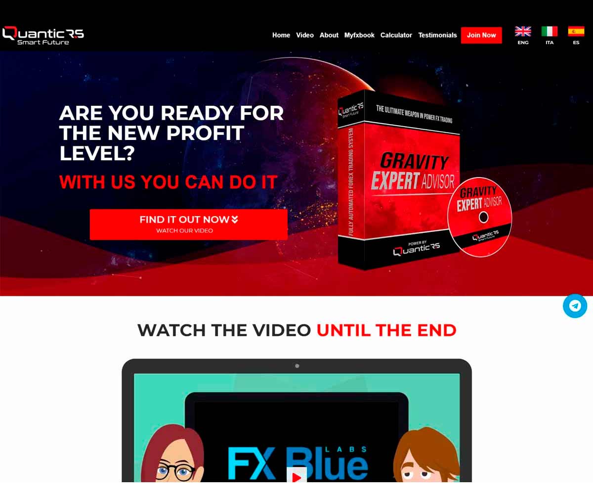 Página web de Quantic RS