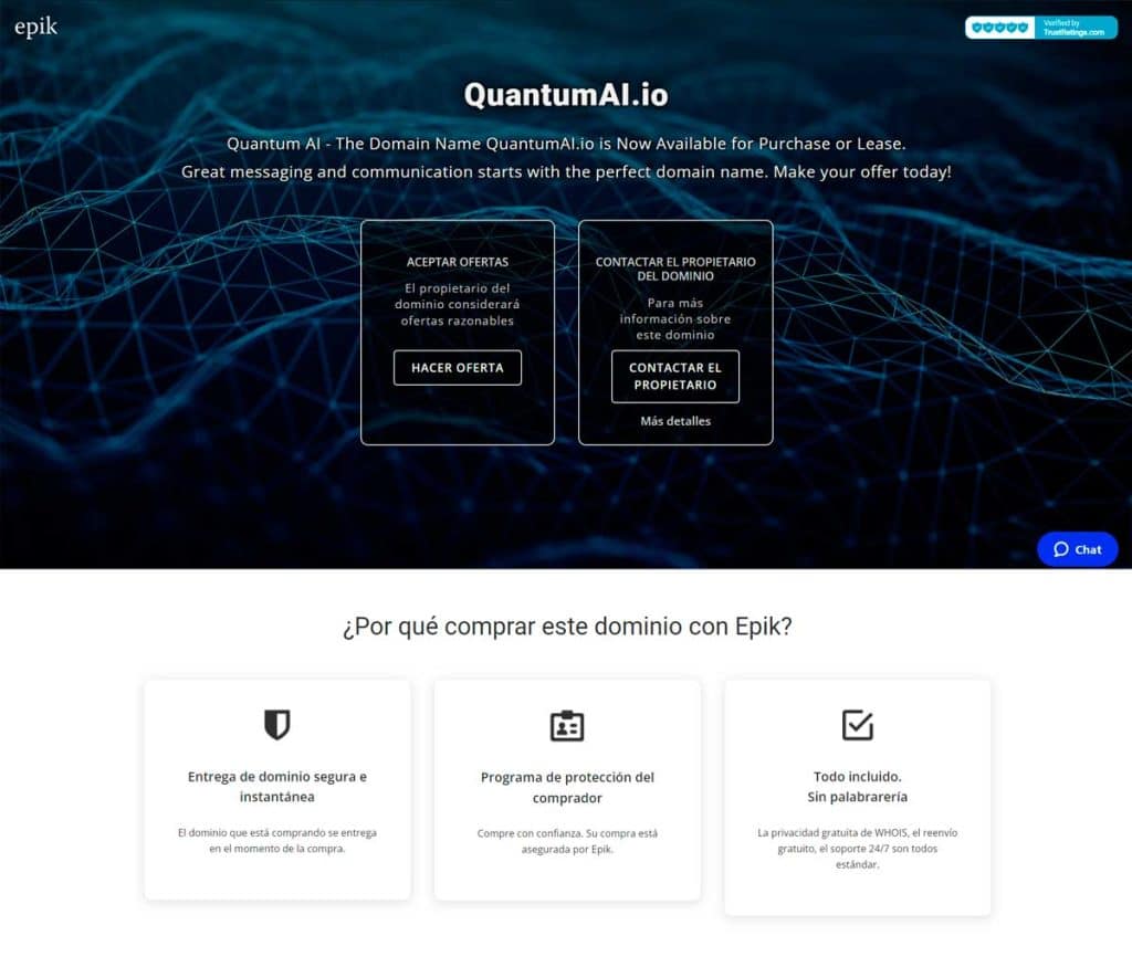 Página Web QuantumAI