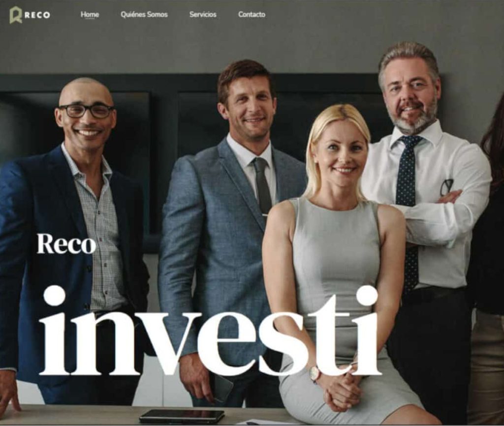 Sitio web de RECO INVESTING