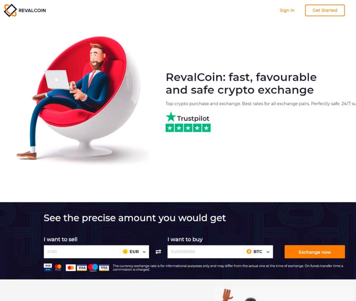 Página web de RevalCoin