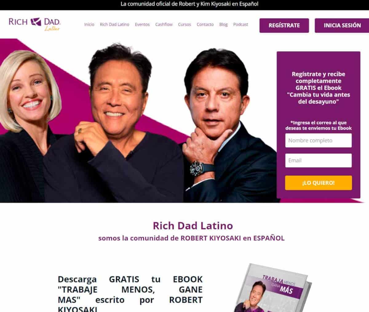 Página web de RichDad