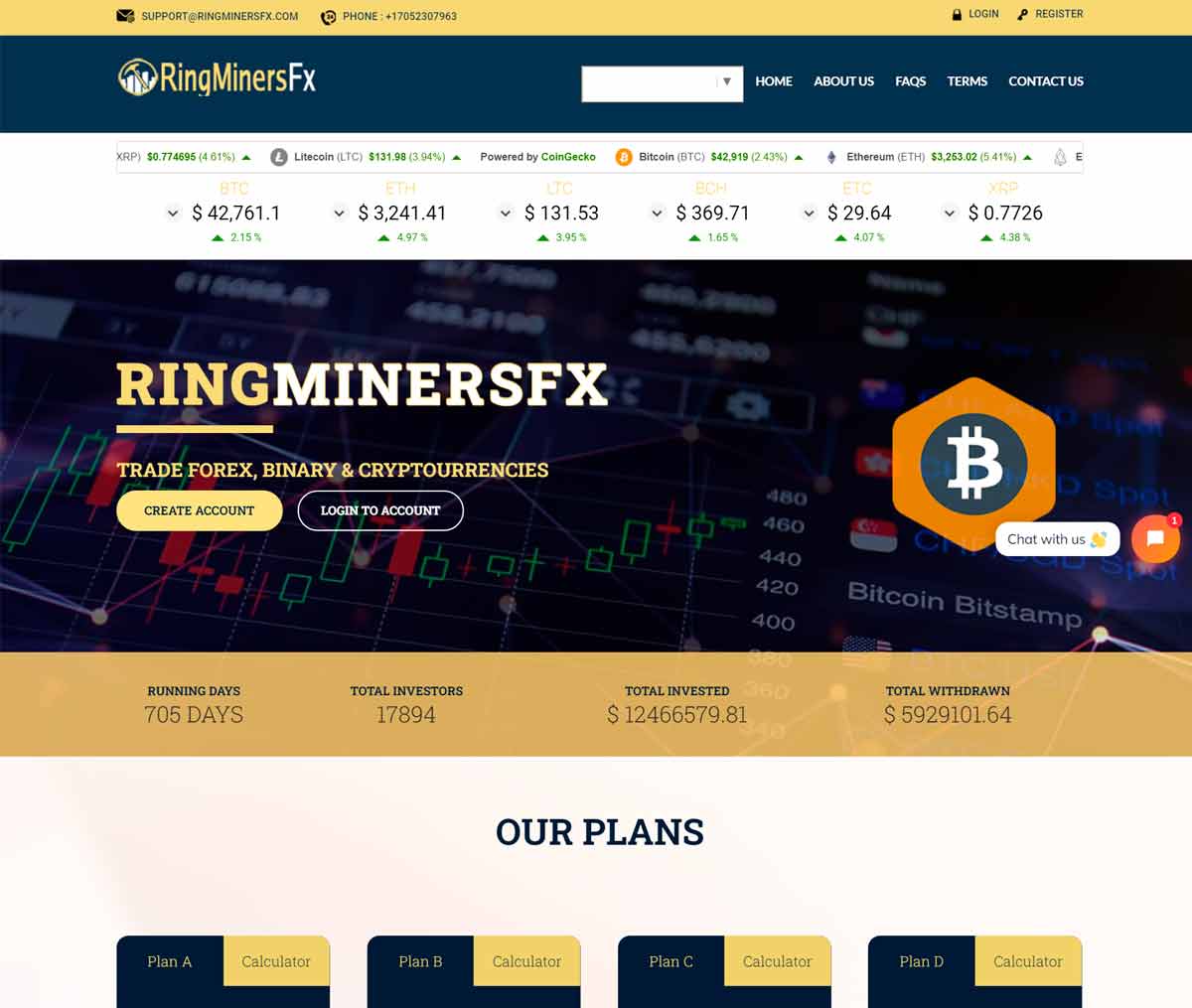 Página web de RingMinersFx