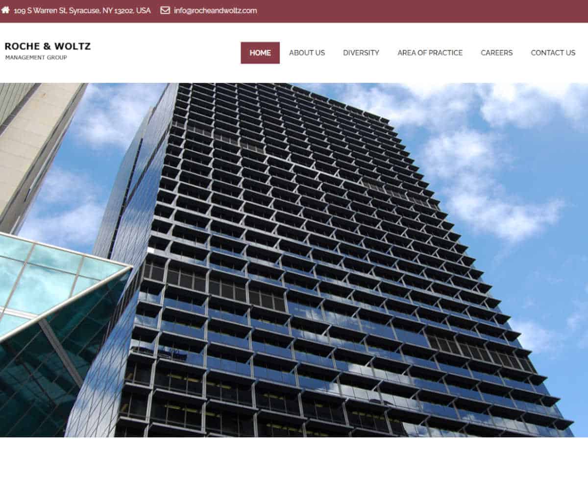 Página web de Roche and Woltz Management Group