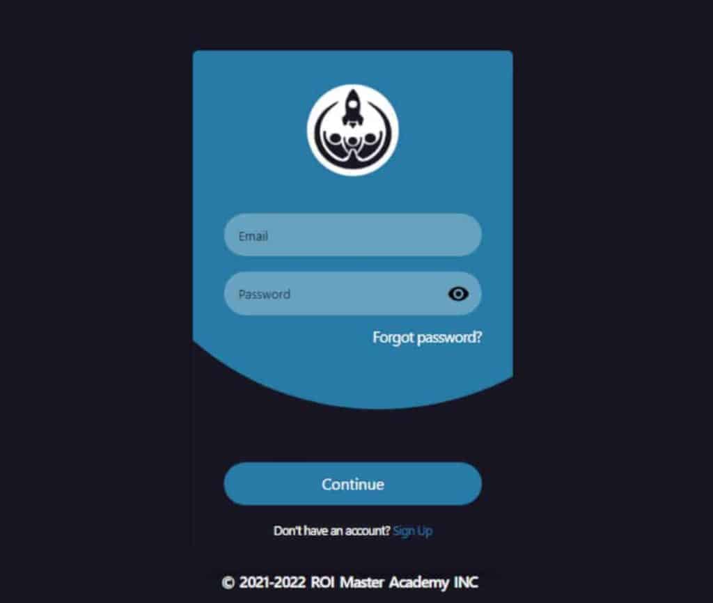 Sitio web de ROI Master Academy INC