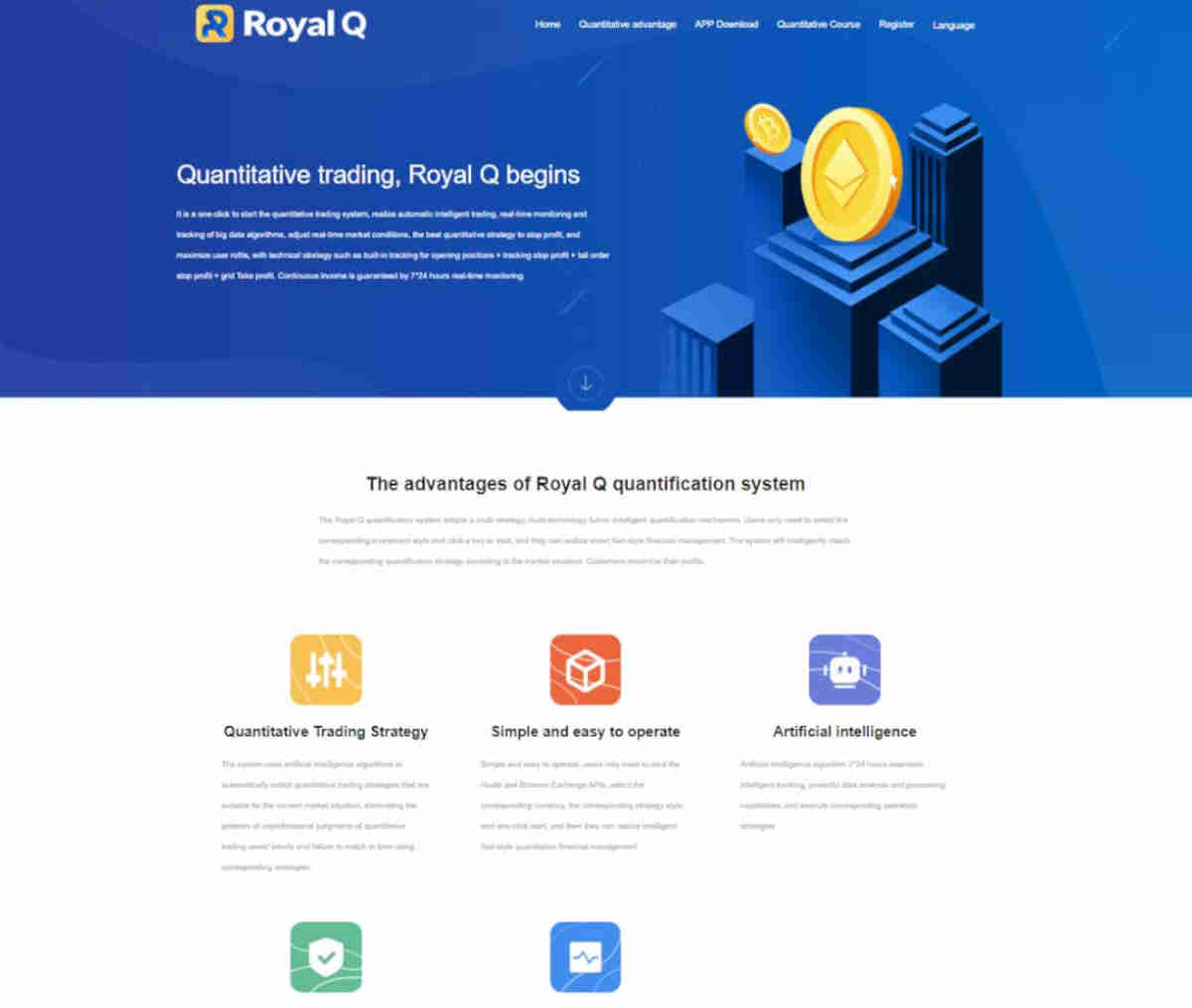 Página web de Royal Q