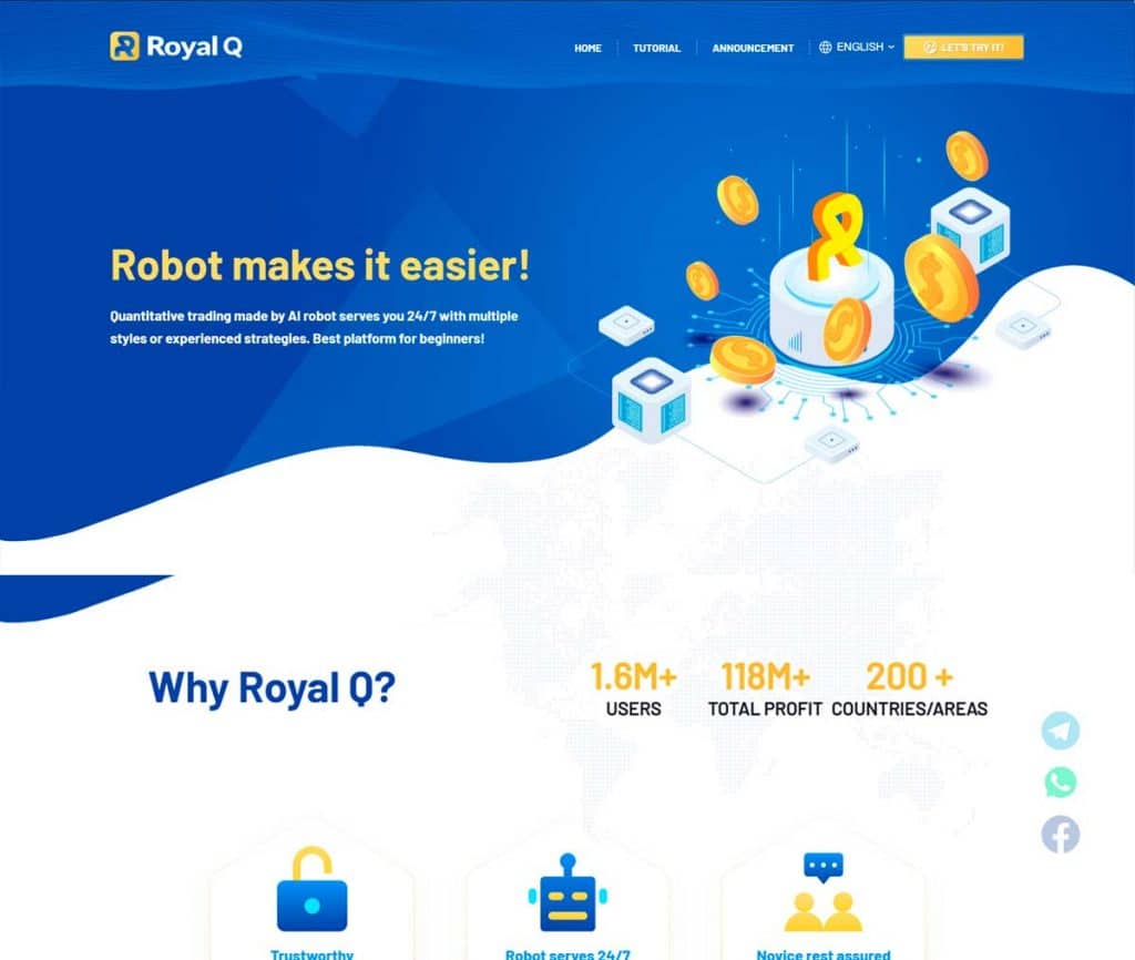 Sitio Web de RoyalQ