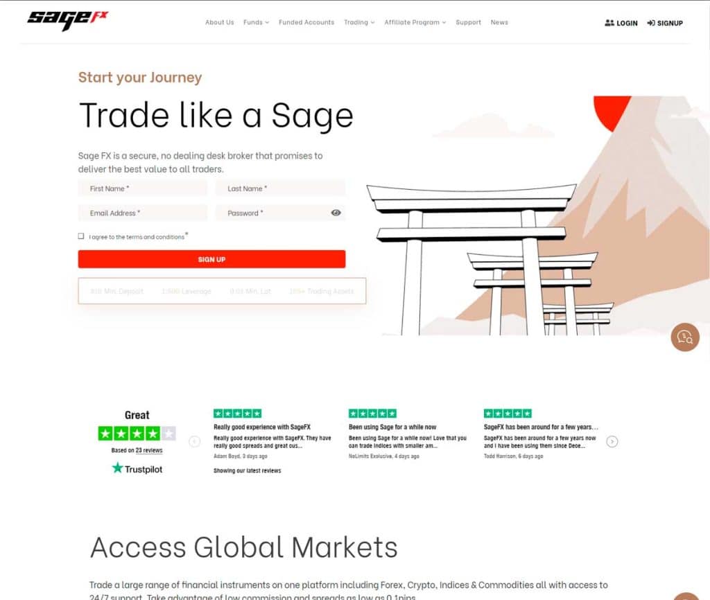 Página Web Sagefx