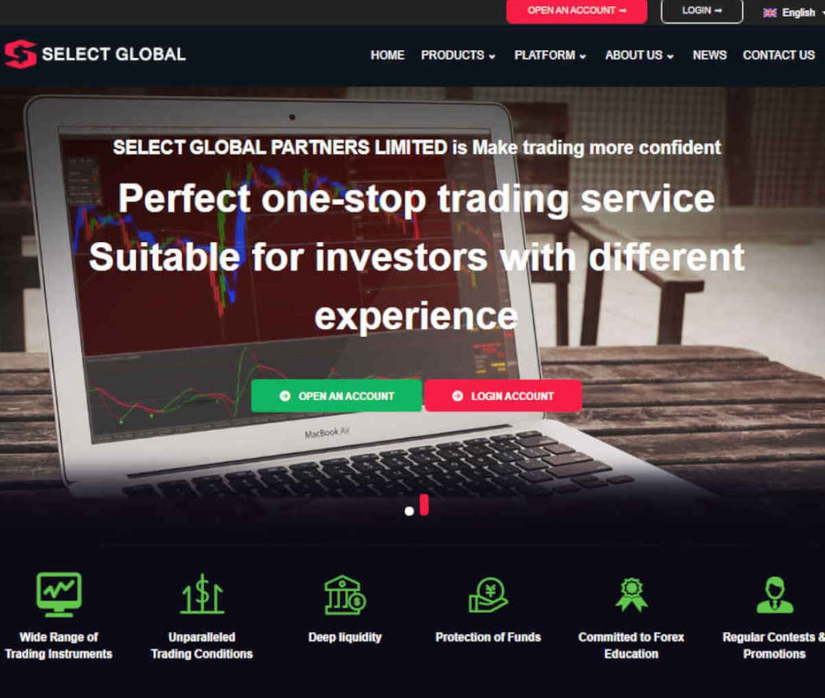 Página web de SELECT GLOBAL PARTNERS LIMITED