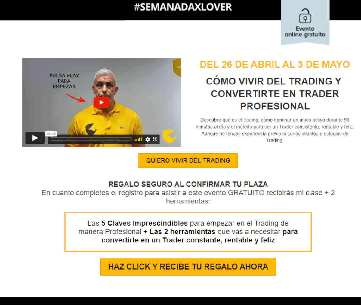 Página web de Semana DaxLover