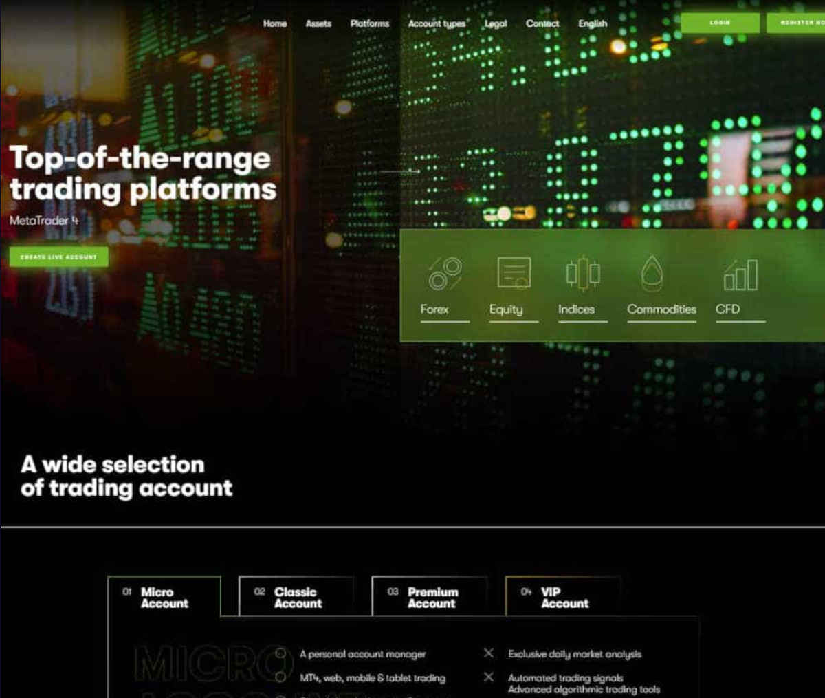 Página web de Stocks20