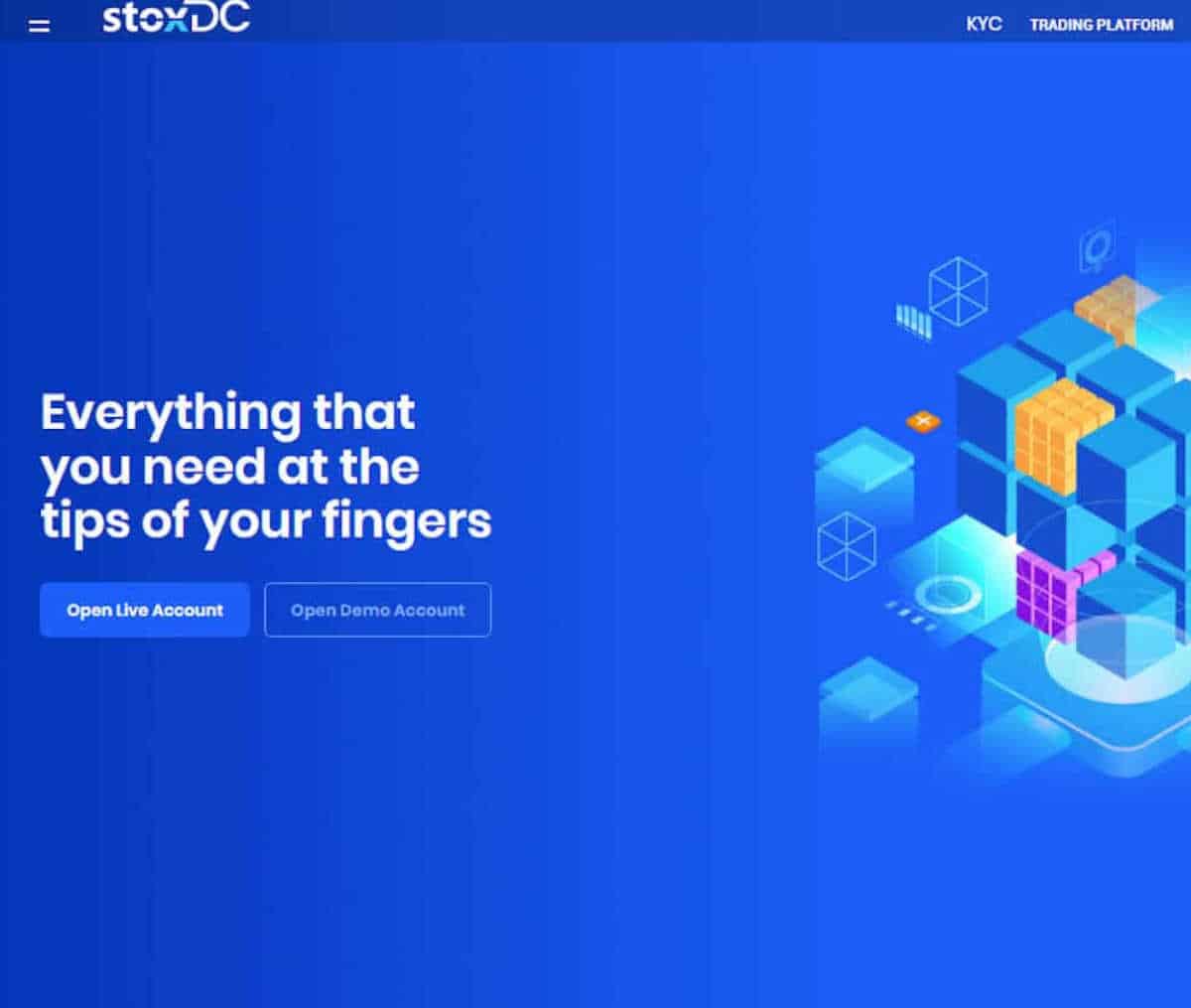 Página web de StoxDC