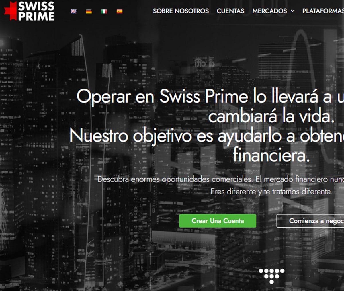 Página web de Swiss Prime