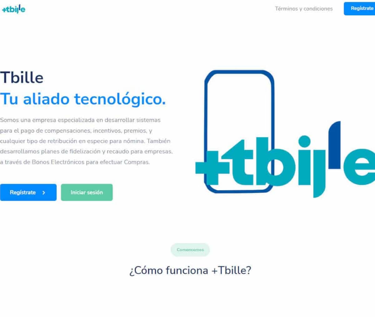 Página web de Tbille
