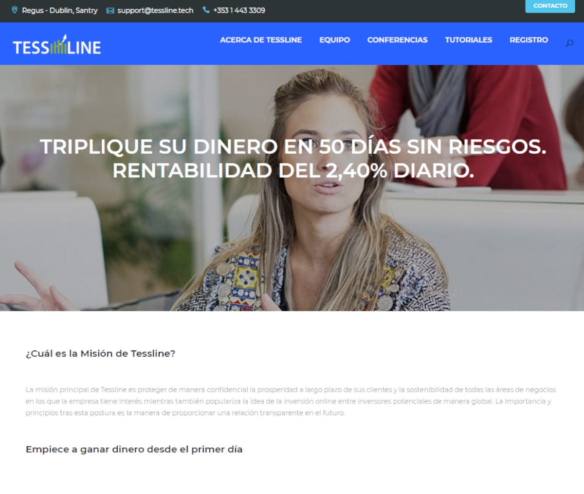 Página web de Tessline