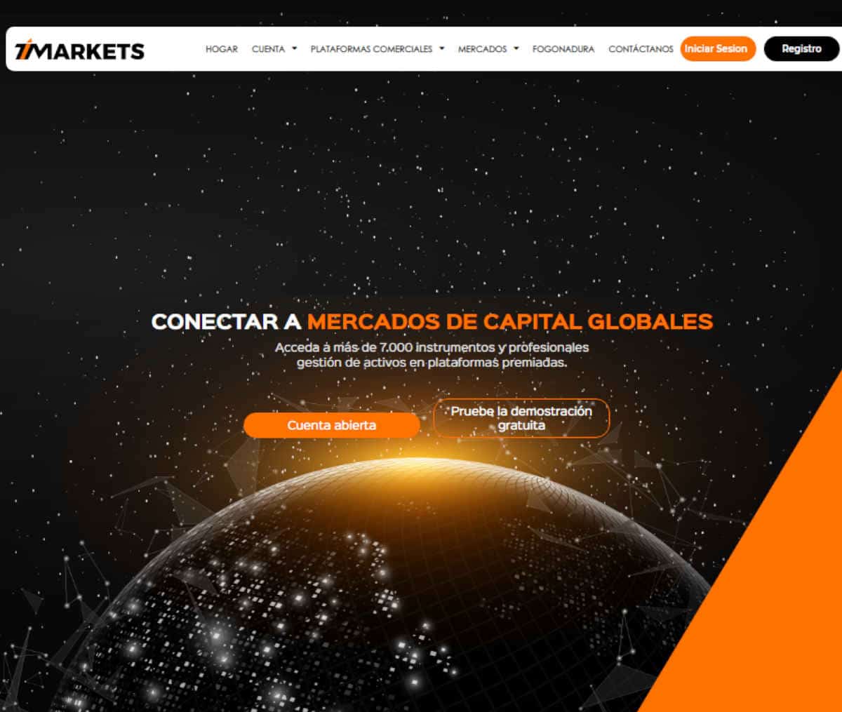 Página web de TiMarkets