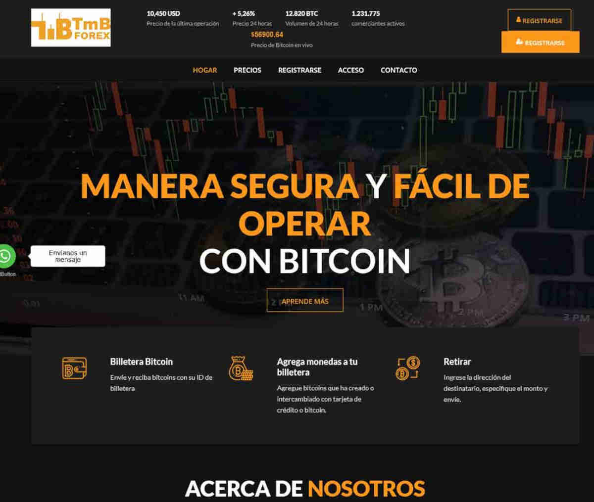 Página web de Tmbforex