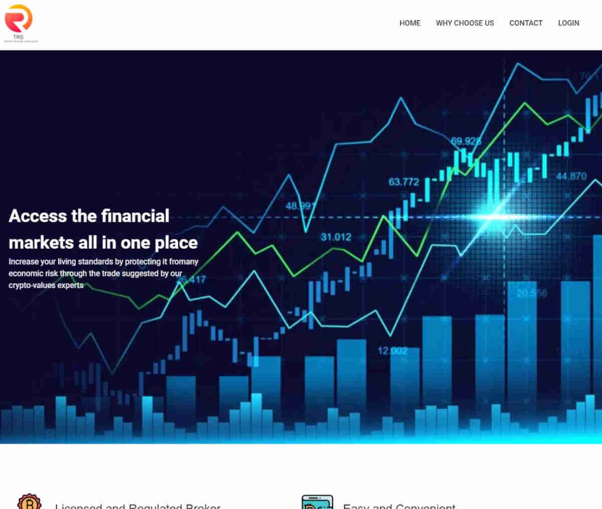 Página web de Trade Radar Services