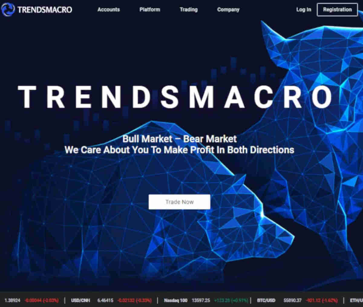 Página web de TrendsMacro