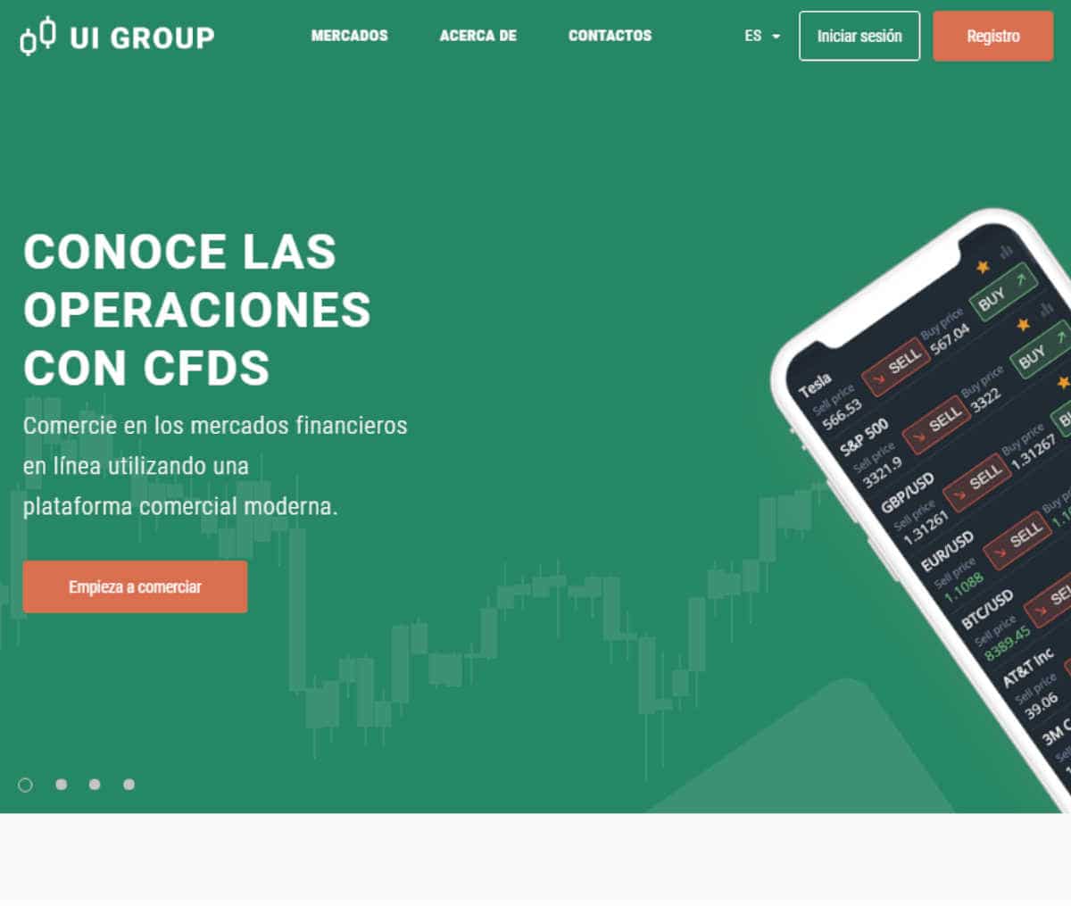 Página web de UI Group