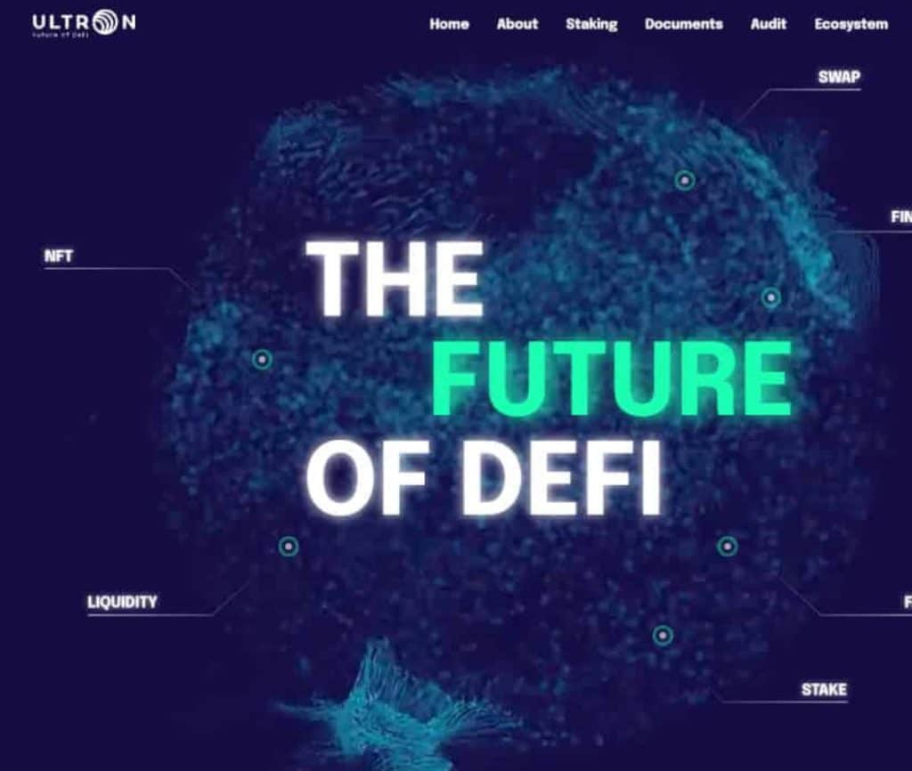 Sitio web de Ultron Foundation