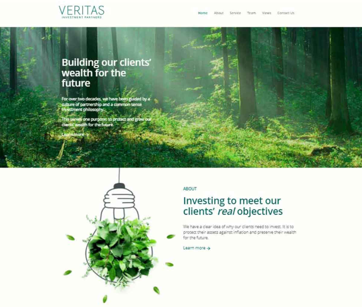 Página web de Veritas Investment Partners