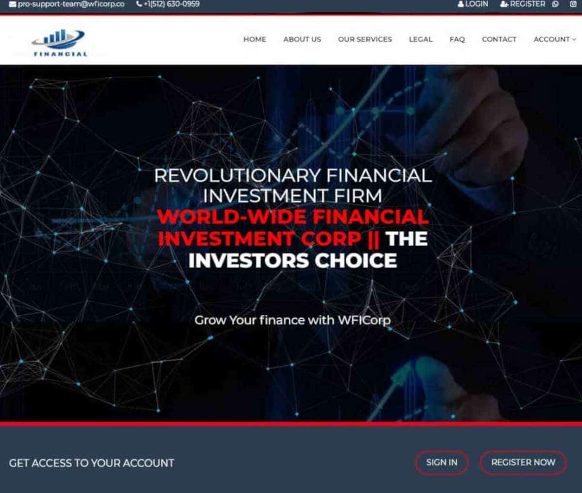 Página web de World Wide Financial Investment Corp