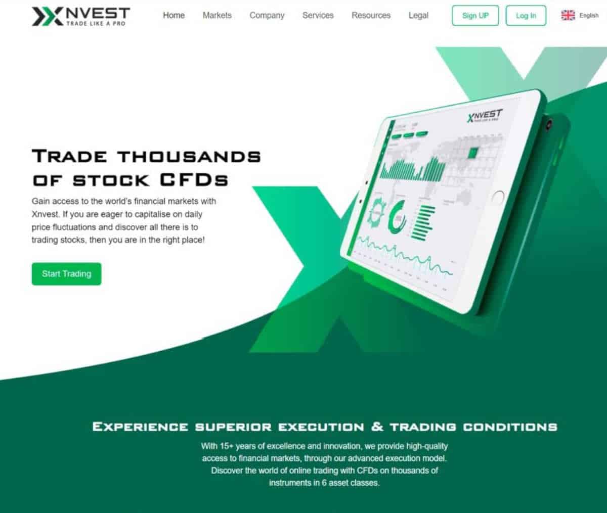 Página web de Xnvest